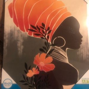 Interior by Design Plastic Canvas Art 16x29 inches.